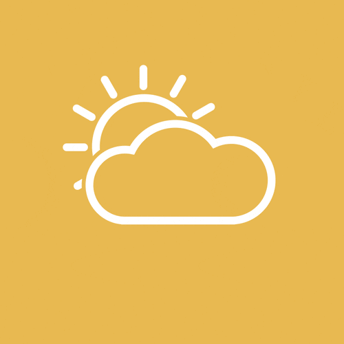 Un gif de un sol saliendo entre las nubes, como hace cada dia la academia iTalent ayudando a los alumnos que lo necesitan